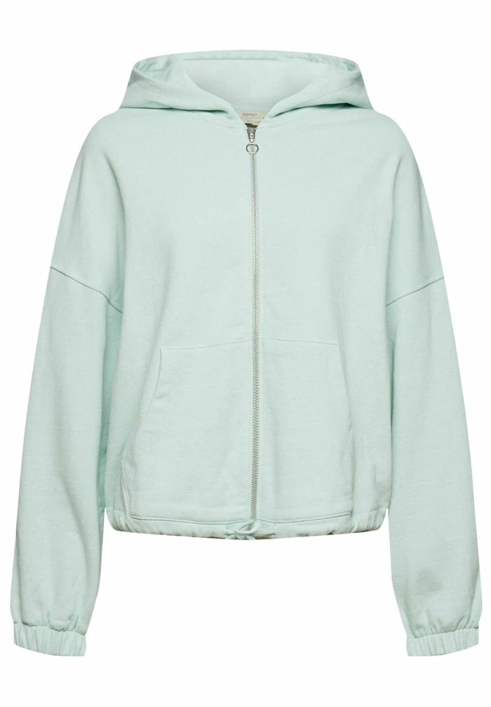 Esprit Zip-up Sweatshirt - Dusty Green - Image 5
