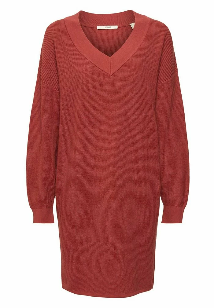 Esprit FLAT - Jumper Dress - Terracotta New - Image 6
