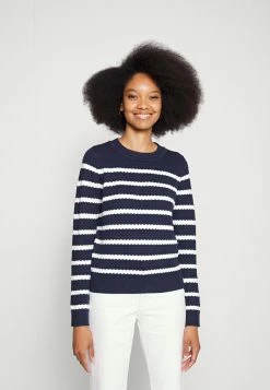 Esprit STRIPE - Jumper - Navy Blue
