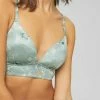 Esprit SILK ROAD PRINT - Triangle Bra - Leaf Green
