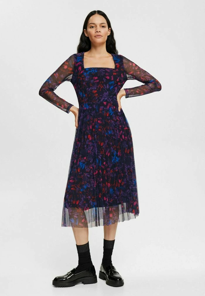 Esprit Day Dress - Navy - Image 2