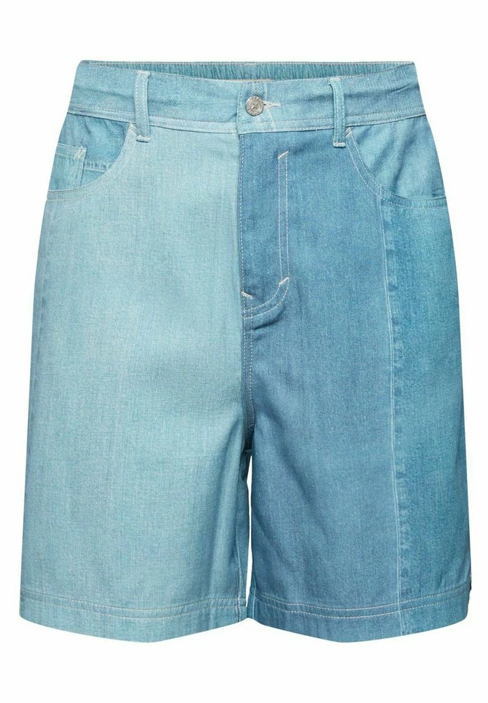 Esprit MIT ALLOVER PRINT - Denim Shorts - Blue Medium Wash - Image 6