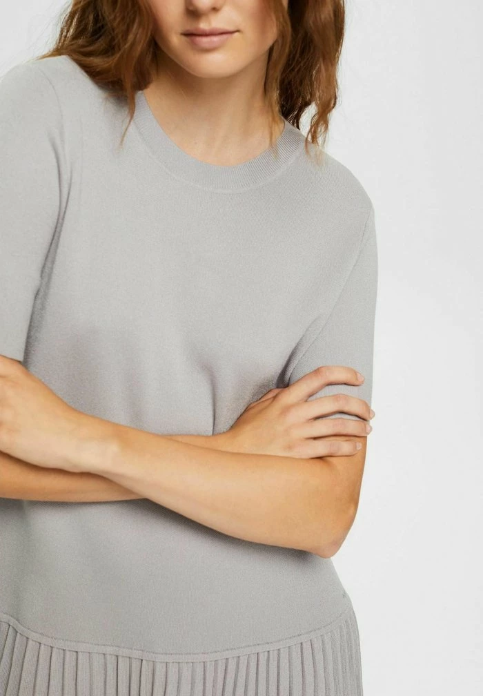 Esprit FLAT - Jumper Dress - Medium Grey - Image 4