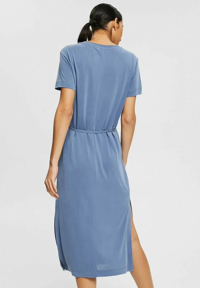 Esprit Jersey Dress - Blue Lavender - Image 3