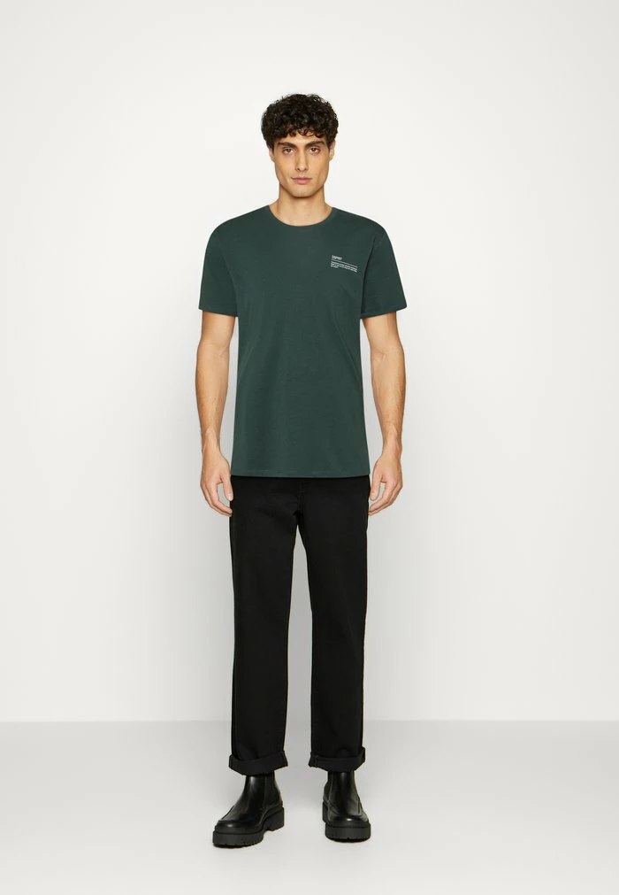 Esprit Print T-shirt - Teal Blue - Image 2