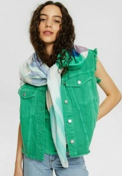 Esprit MIT GEOMETRISCHEM MUSTER - Foulard - Pastel Blue