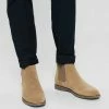 Esprit CHELSEA BOOTS IN RAULEDEROPTIK - Classic Ankle Boots - Sand