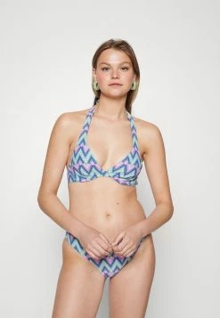 Esprit MARIS BEACH HIGH APEX BRA - Bikini Top - Bright Blue