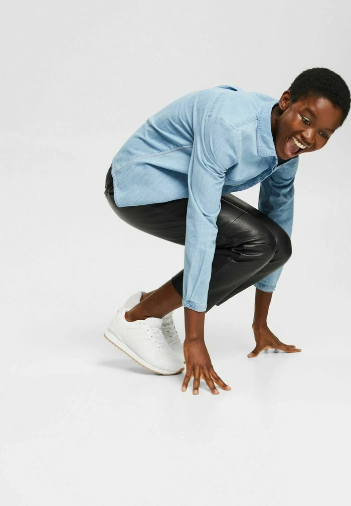 Esprit MATERIAL-MIX-SNEAKER IN - Trainers - White