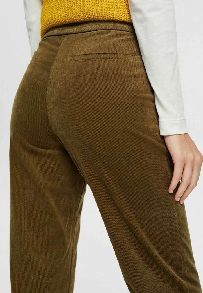 Esprit STIL - Trousers - Dark Khaki - Image 5