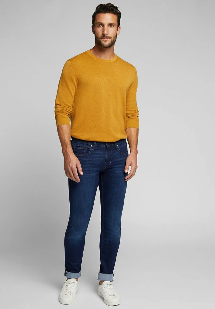 Esprit Slim Fit Jeans - Blue Dark Washed - Image 2