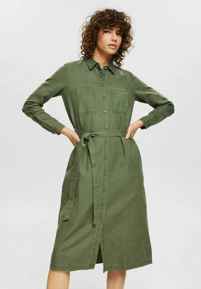 Esprit Shirt Dress - Green
