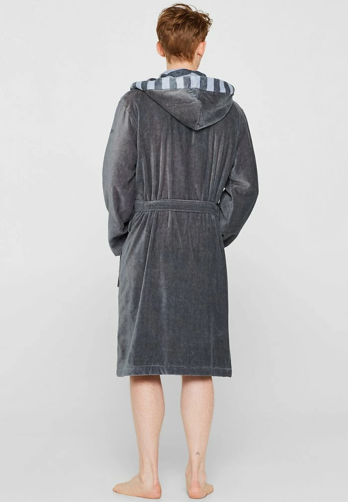 Esprit MIT STREIFEN - Dressing Gown - Grey Steel - Image 3
