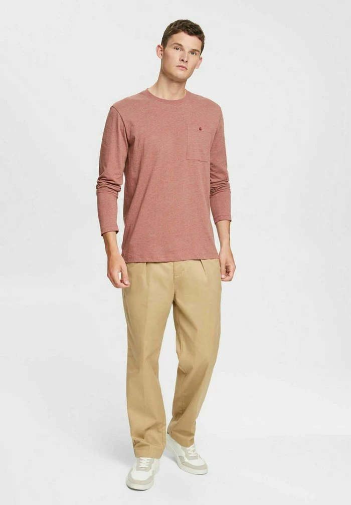Esprit REGULAR FIT - Long Sleeved Top - Terracotta - Image 2