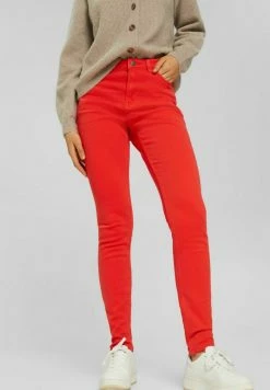 Esprit Trousers - Orange Red