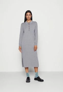 Esprit POLONECK - Jumper Dress - Gunmetal