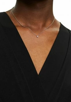Esprit MIT ZIRKONIA - Necklace - Silver