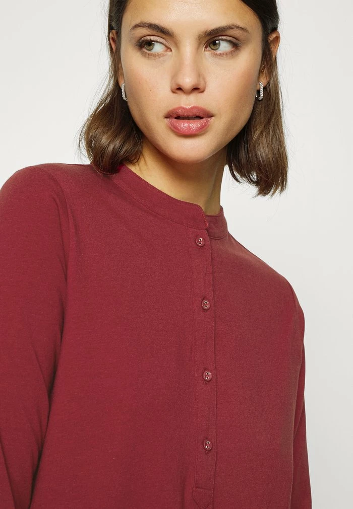 Esprit MOSAIK PRINT NIGHTSHIRT LONGSLEEVE - Nightie - Cherry Red - Image 5