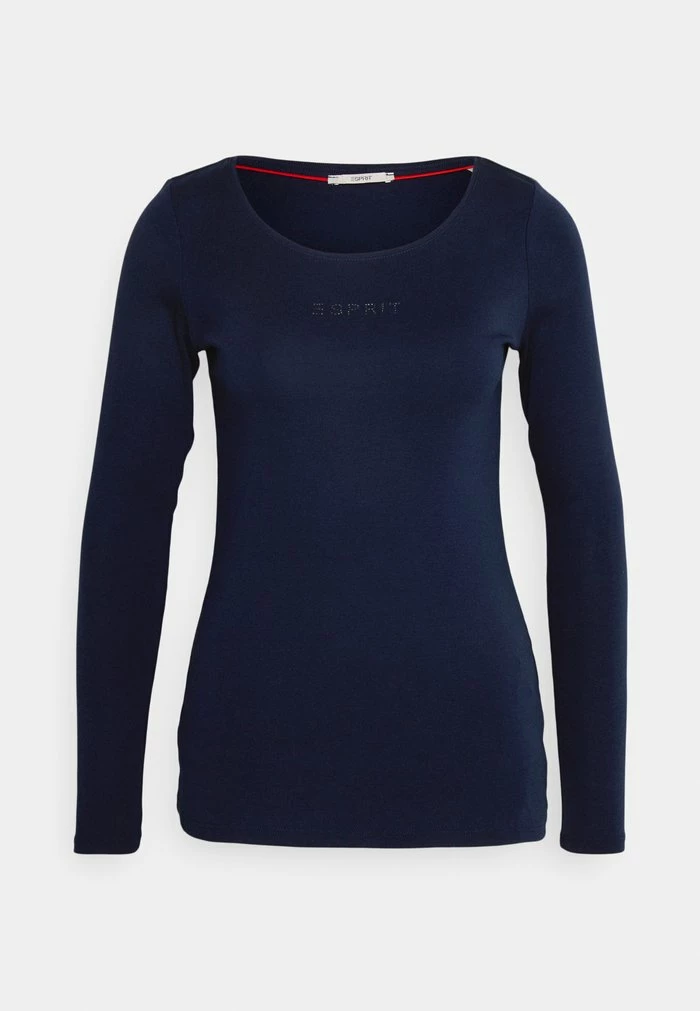 Esprit Long Sleeved Top - Navy - Image 4