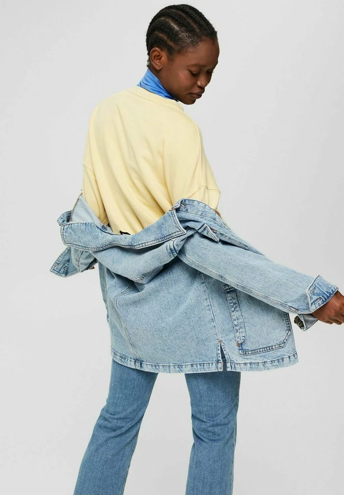 Esprit BESTICKTES - Sweatshirt - Pastel Yellow - Image 3