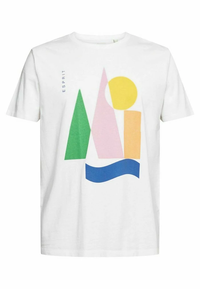 Esprit MIT PRINT - Print T-shirt - White - Image 5