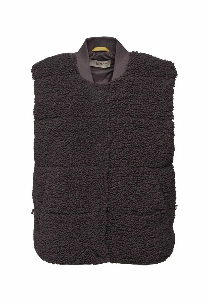 Esprit WOVEN - Waistcoat - Anthracite - Image 5
