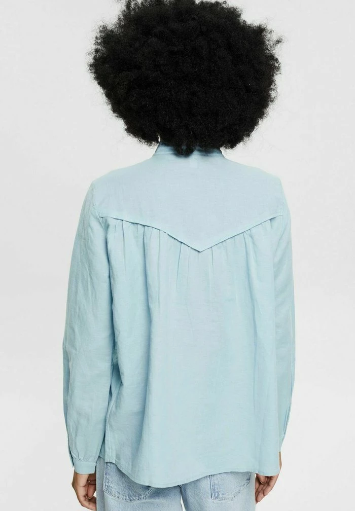 Esprit Button-down Blouse - Grey Blue - Image 2