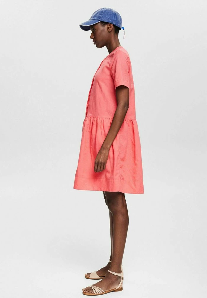 Esprit F LI CO - Day Dress - Coral Red - Image 4