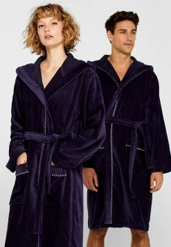 Esprit Dressing Gown - Navy Blue