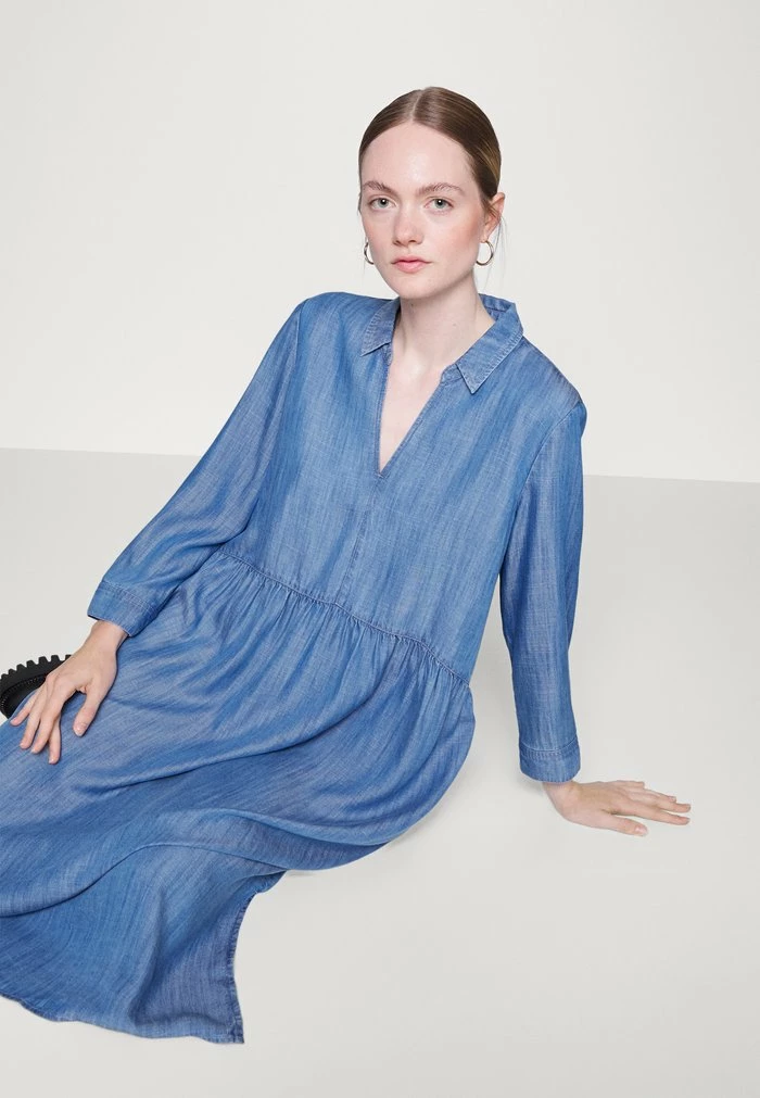 Esprit Denim Dress - Blue Medium Wash - Image 4