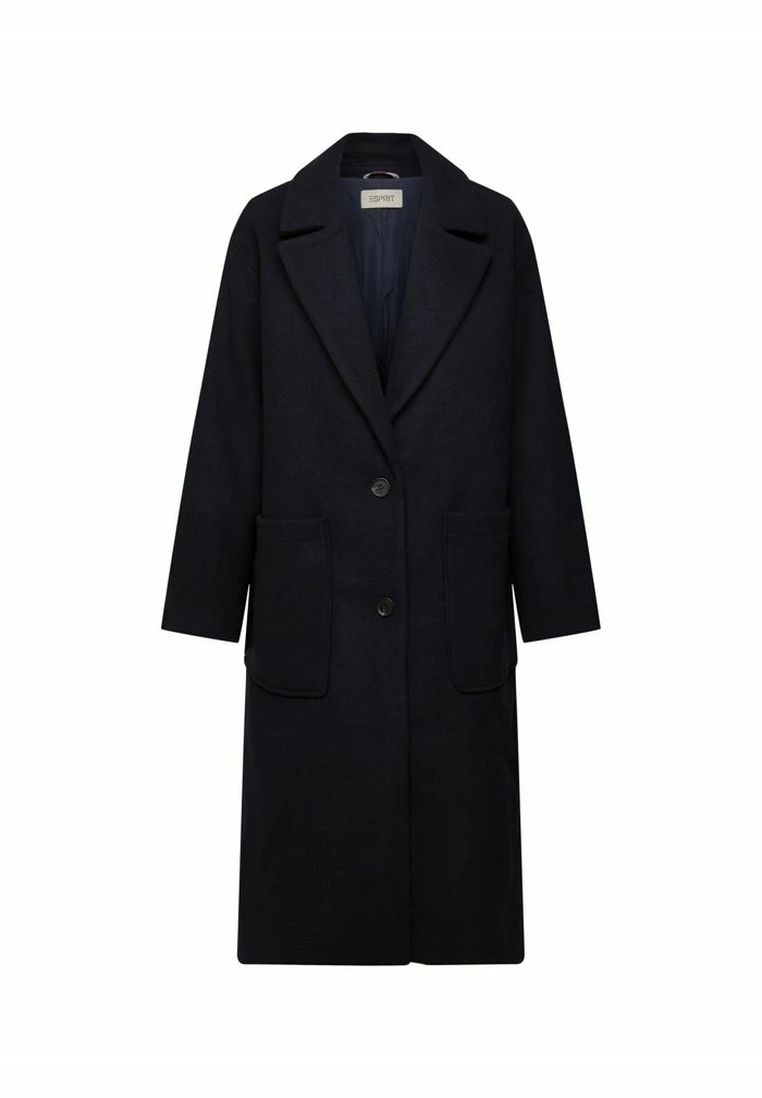Esprit Classic Coat - Navy - Image 5