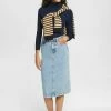 Esprit Denim Skirt - Blue Light Washed