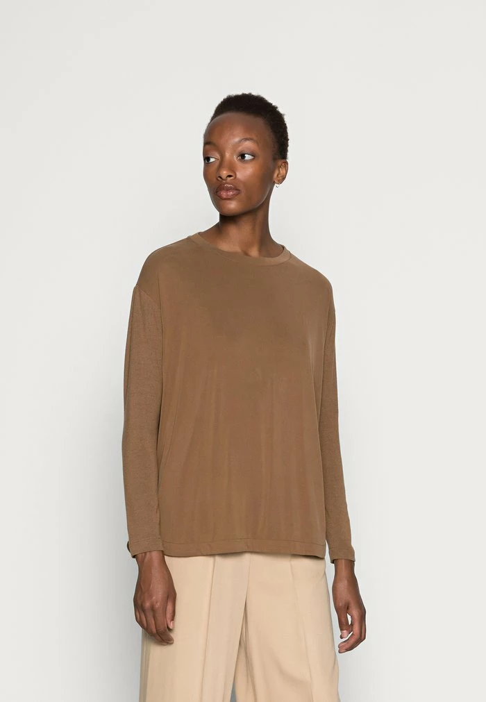 Esprit Long Sleeved Top - Toffee