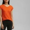 Esprit Basic T-shirt - Orange Red