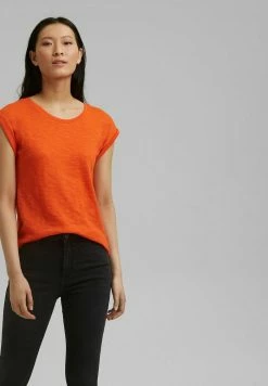 Esprit Basic T-shirt - Orange Red