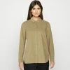 Esprit SHIRT BLOUSE - Button-down Blouse - Pale Khaki