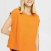 Esprit SLIPOVER - Basic T-shirt - Golden Orange