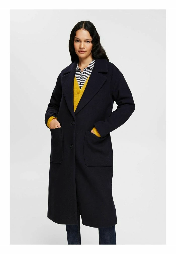 Esprit Classic Coat - Navy