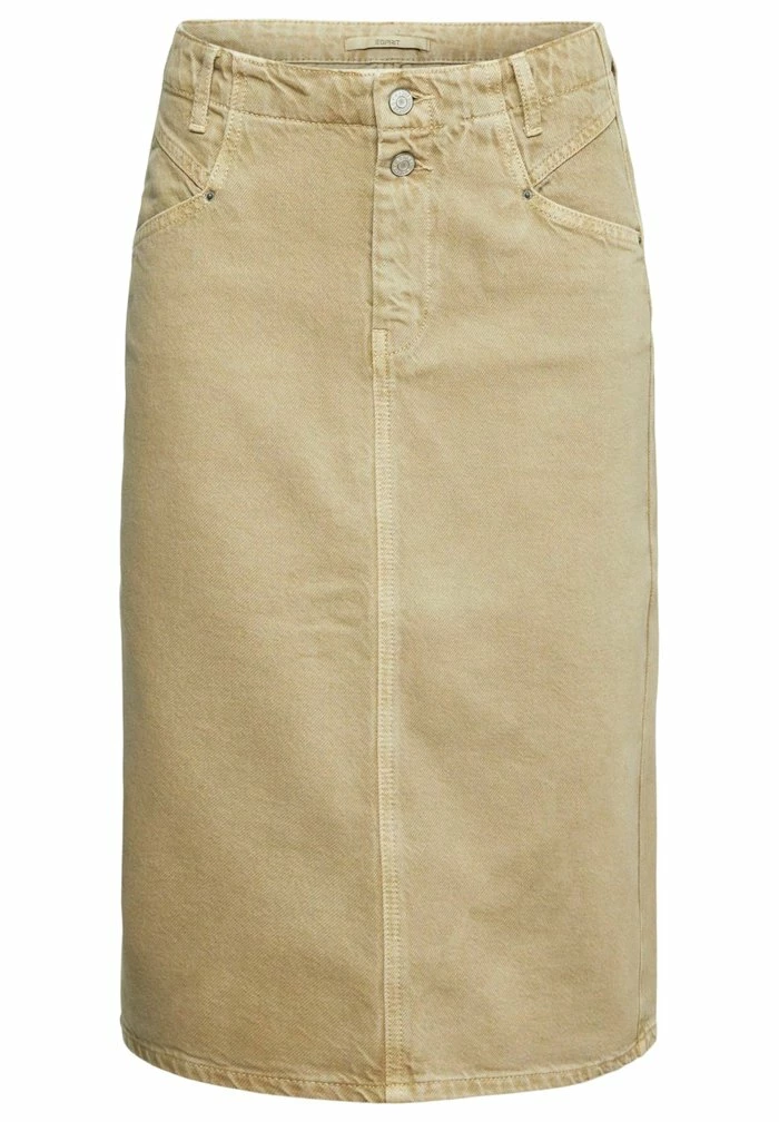 Esprit Denim Skirt - Pale Khaki - Image 8