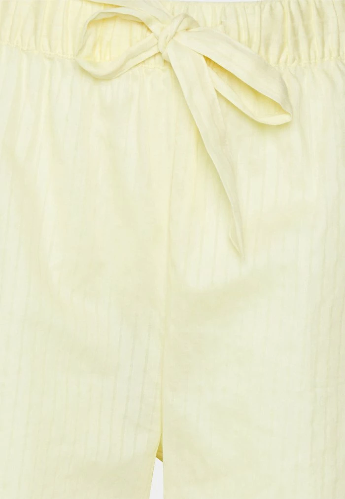 Esprit STRIPE COMBI SLEEVE SHIRT PANTS - Pyjamas - Pastel Yellow - Image 5