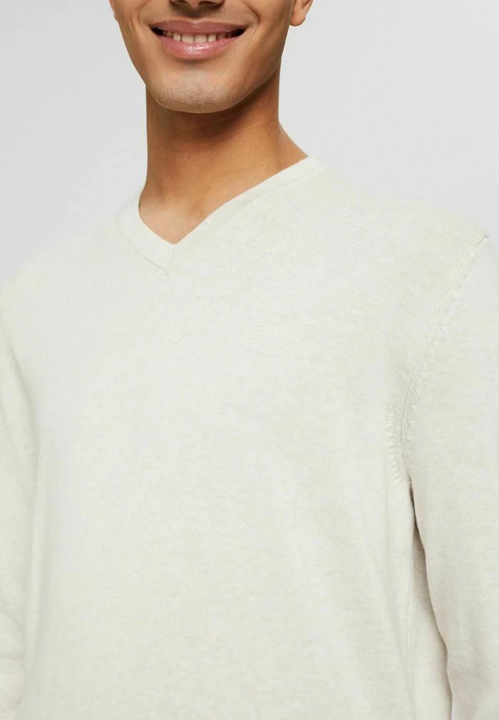 Esprit F PIMA V NK - Sweatshirt - Off White - Image 4