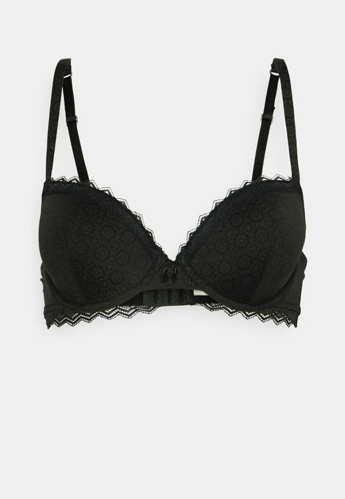Esprit MICRO TONAL PRINT CLASSIC PADDED BRA - Underwired Bra - Black - Image 5