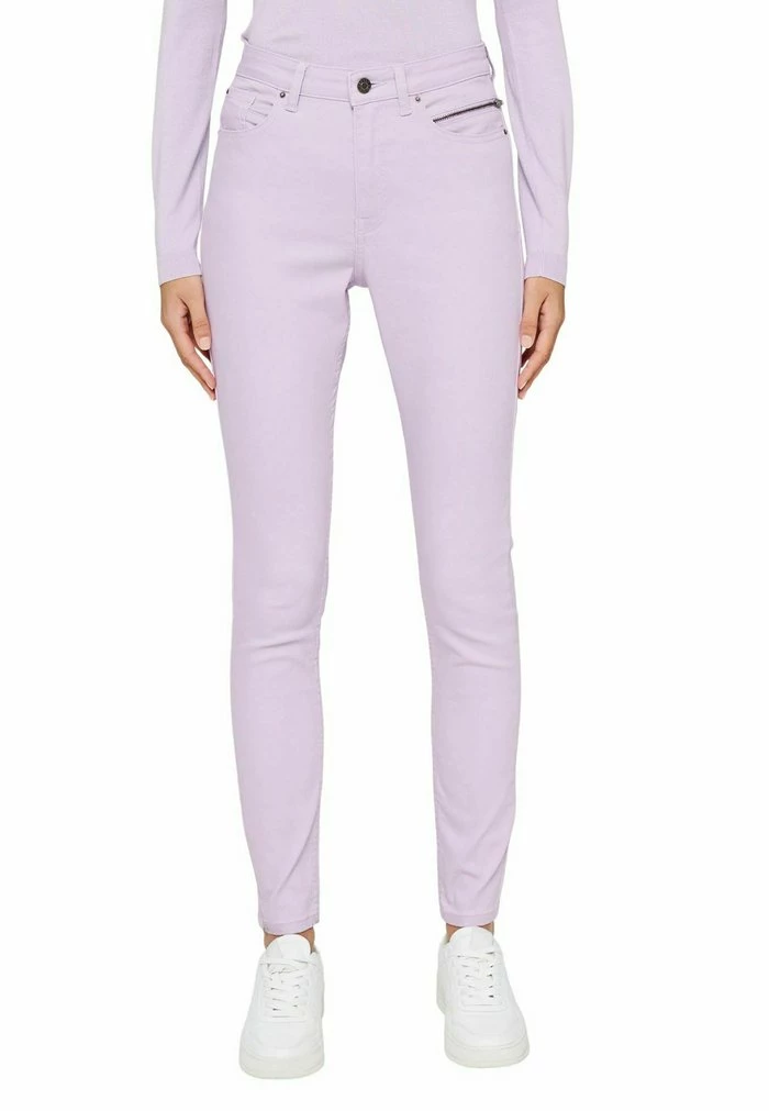 Esprit SKINNY - Trousers - Lilac - Image 8