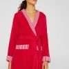 Esprit MIT STREIFEN - Dressing Gown - Red