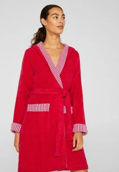 Esprit MIT STREIFEN - Dressing Gown - Red