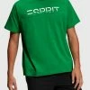 Esprit MIT BEFLOCKTEM LOGO-AUFNÄHER - Print T-shirt - Green