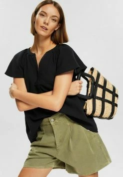 Esprit MIT CRINKLE-EFFEKT - Blouse - Black