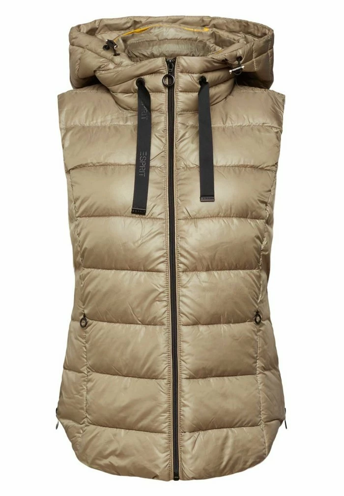 Esprit MIT ABNEHMBARER KAPUZE - Waistcoat - Pale Khaki - Image 5