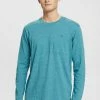 Esprit REGULAR FIT - Long Sleeved Top - Petrol Blue