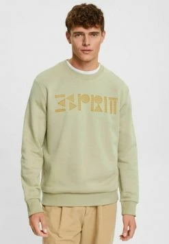 Esprit MIT LOGO-PRINT - Sweatshirt - Pale Khaki